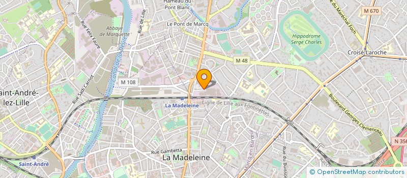 localisation de l'entreprise DECORS PLUS SARL à MARCQ-EN-BARŒUL