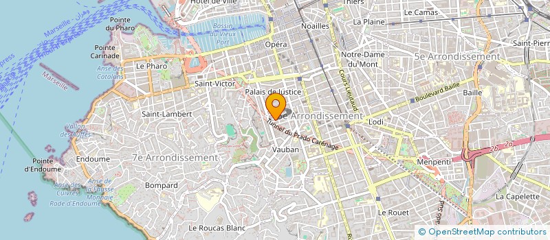 localisation de l'entreprise DECORS PROVENCE à MARSEILLE