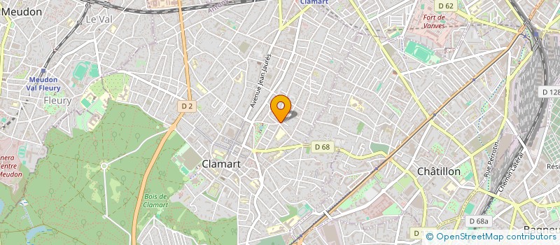 localisation de l'entreprise DECORS SO VI PEINT à CLAMART