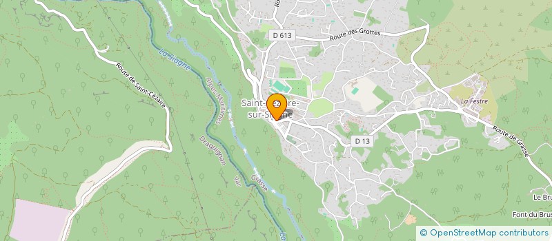 localisation de l'entreprise DECORS & TENDANCES à SAINT-CEZAIRE-SUR-SIAGNE