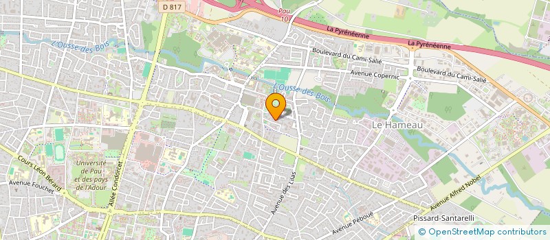 localisation de l'entreprise DECORS64 PEINTURE  BOEIL-BEZING