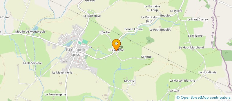 localisation de l'entreprise DECORSE SERVICES  LA CHAPELLE FLEURIGNE