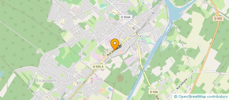 localisation de l'entreprise DECORTE MENUISERIE à FRESNES-SUR-ESCAUT