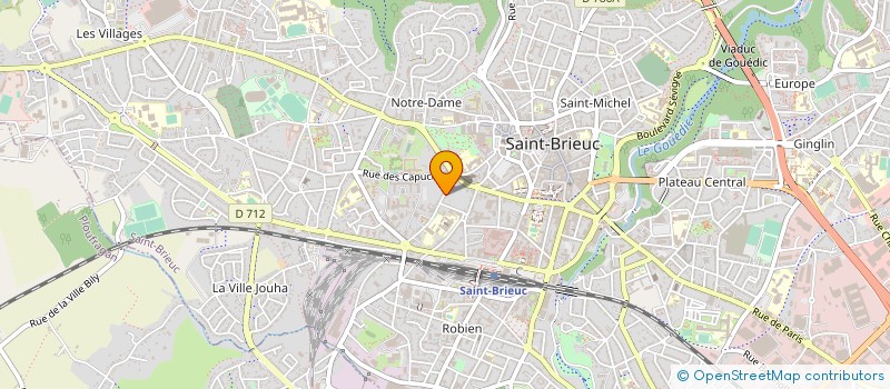 localisation de l'entreprise DECORUM à SAINT-BRIEUC