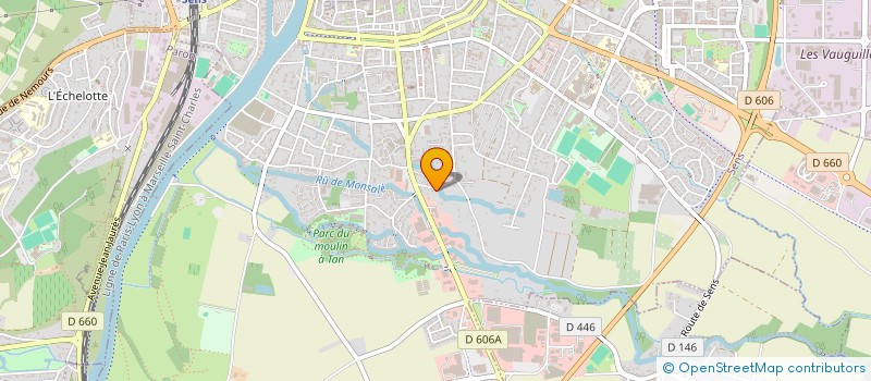 localisation de l'entreprise DECORUM  SENS