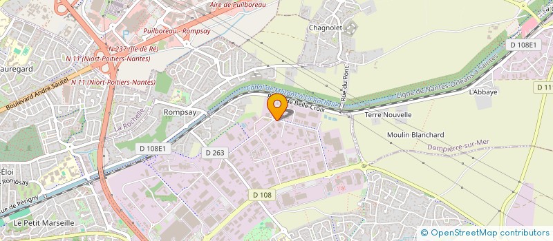 localisation de l'entreprise DECORYM à PERIGNY