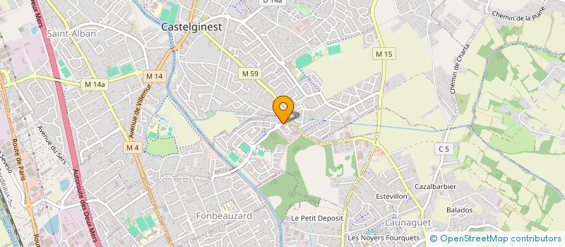 localisation de l'entreprise DECOS 2000  FONBEAUZARD