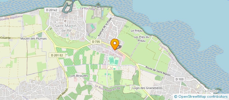 localisation de l'entreprise DECOSEL à SAINT-MARTIN-DE-RE