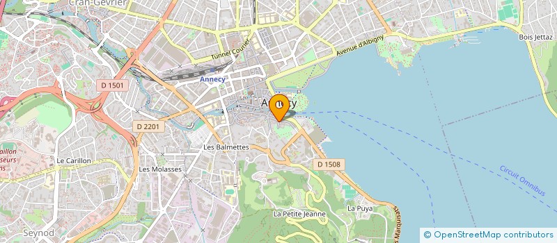 localisation de l'entreprise DECOSNE & BONGAIN à ANNECY