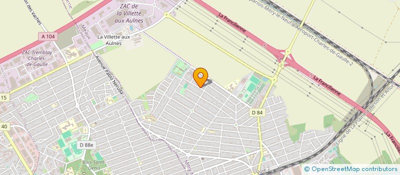 localisation de l'entreprise DECOSOL  MITRY-MORY