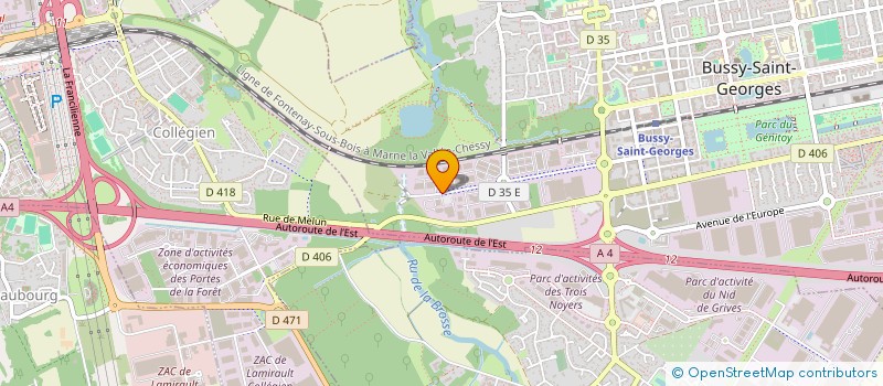 localisation de l'entreprise DECOSOL ELYO  BUSSY-SAINT-GEORGES