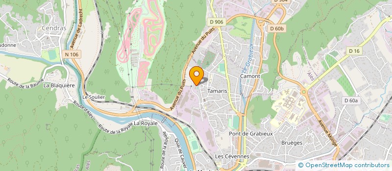 localisation de l'entreprise DECOSOL FACADE à ALES