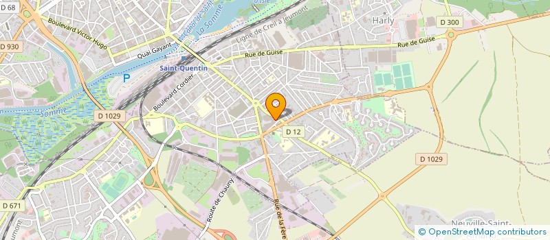 localisation de l'entreprise DECOSSIN S.A à SAINT-QUENTIN