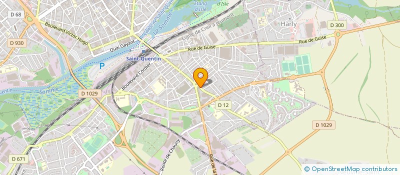 localisation de l'entreprise DECOSSIN SASU à SAINT-QUENTIN