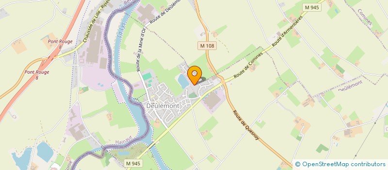 localisation de l'entreprise DECOSTER INVEST  DEULEMONT