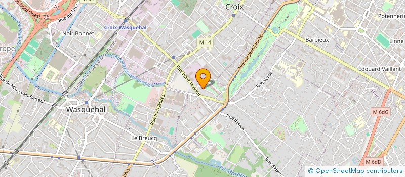 localisation de l'entreprise DECOSTILL à CROIX