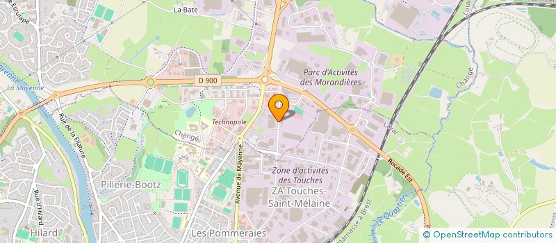 localisation de l'entreprise DECOSTYL à CHANGE