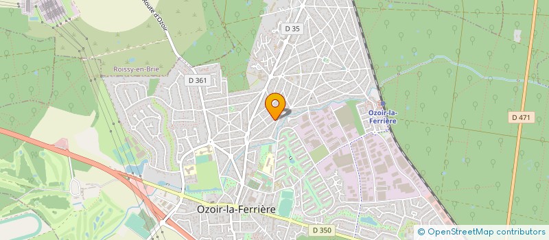 localisation de l'entreprise DECOSTYLE à OZOIR-LA-FERRIERE