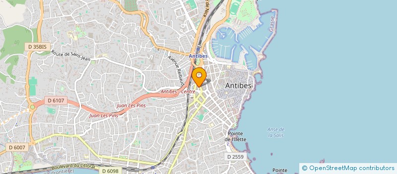 localisation de l'entreprise DECOSTYLE  VALLAURIS