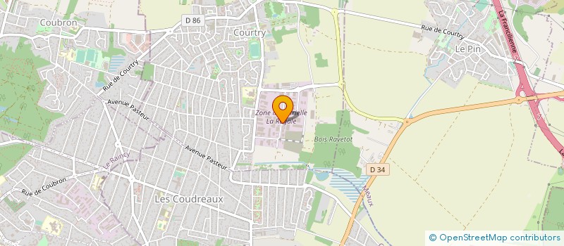 localisation de l'entreprise DECOT CONCEPT EBENISTERIE à COURTRY