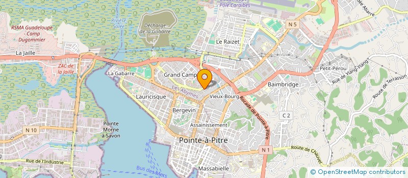 localisation de l'entreprise DECOTEC à LES ABYMES