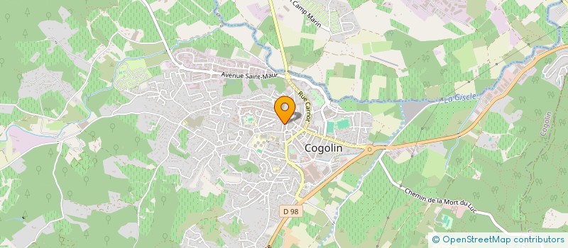 localisation de l'entreprise DECOTEC CTM 83 à COGOLIN