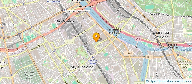 localisation de l'entreprise DECOTECH PARIS à IVRY-SUR-SEINE