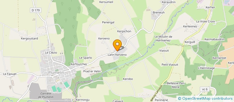 localisation de l'entreprise DECOTINE à PLUMELIN