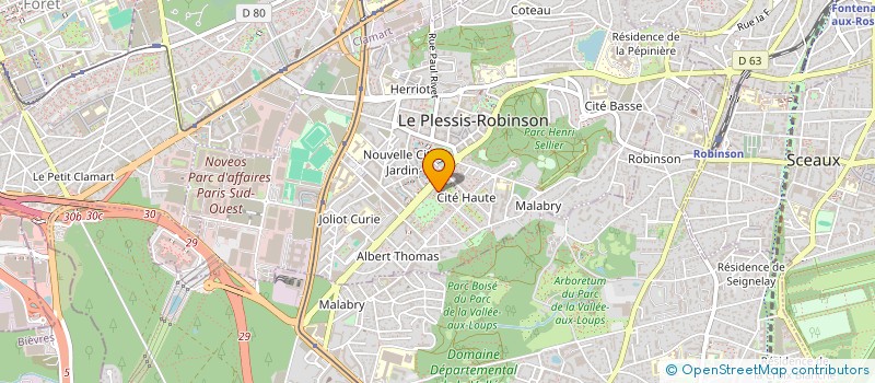 localisation de l'entreprise DECOTOOLS SERVICES  LE PLESSIS-ROBINSON