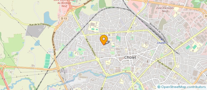 localisation de l'entreprise DECOTTIGNIES à CHOLET