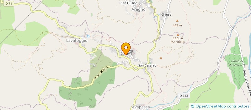 localisation de l'entreprise DECOU PATRI TOURISME TOURS GUIDES à LAVATOGGIO