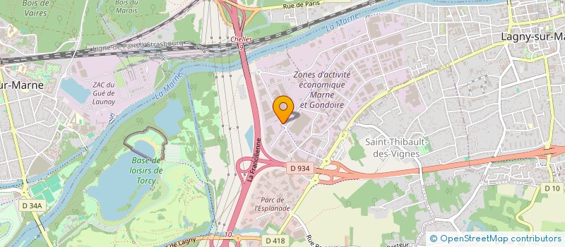 localisation de l'entreprise DECOUP'SERVICE à SAINT-OVIN
