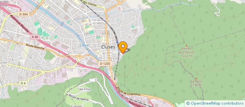 localisation de l'entreprise DECOUPAGE DU MONT BLANC à CLUSES