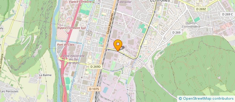 localisation de l'entreprise DECOUPAGE ET EMBOUTISSAGE DU DAUPHINE  LE PONT-DE-CLAIX