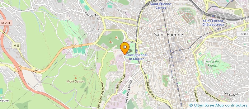localisation de l'entreprise DECOUPAGE ET EMBOUTISSAGE GUETON ET FILS à SAINT-ETIENNE