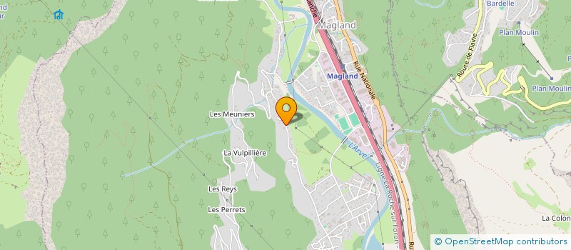 localisation de l'entreprise DECOUPAGE ETAMPAGE DE L'ARVE à MAGLAND