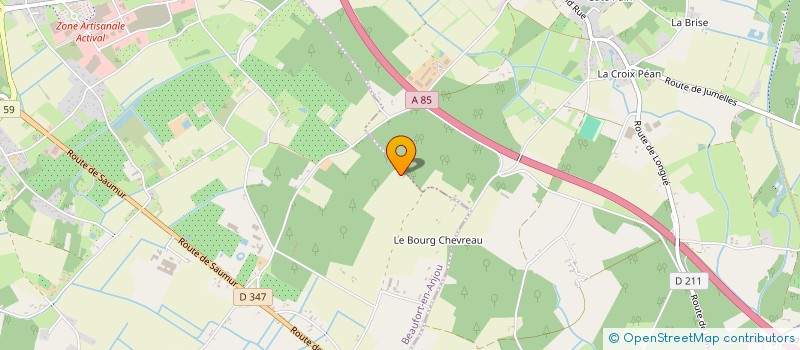 localisation de l'entreprise DECOUPE BAUGEOIS VALLEE à BEAUFORT-EN-ANJOU