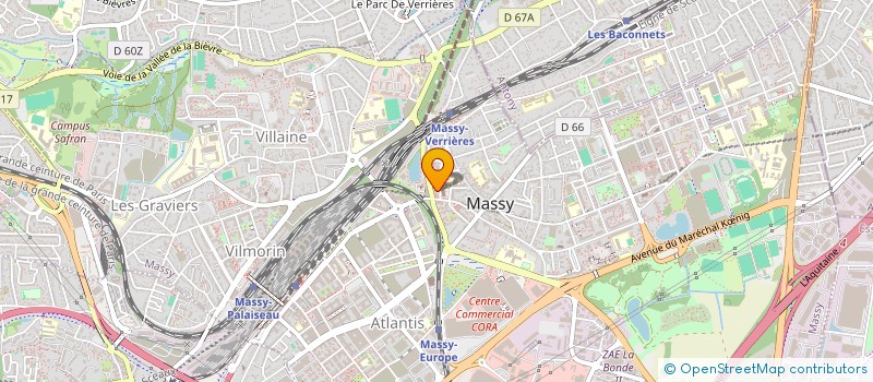 localisation de l'entreprise DECOUPE BETON SERVICE PARIS à MASSY