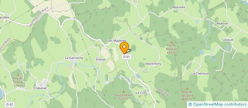 localisation de l'entreprise DECOUPE DES MAZEIRES à SAINT-ELOI