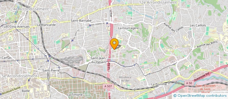 localisation de l'entreprise DECOUPE EMBOUTIS INJECTION MEDITERRANEEN à MARSEILLE