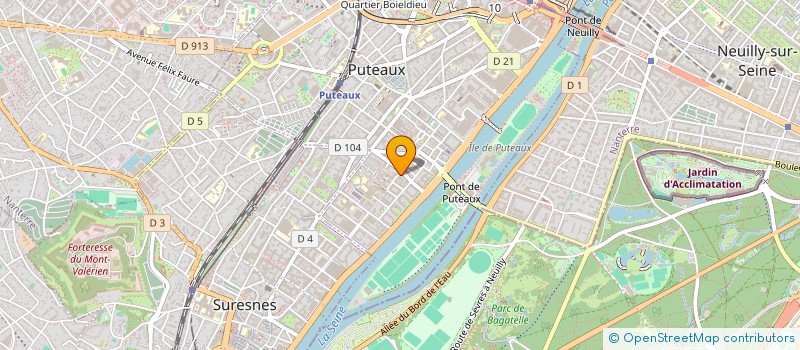 localisation de l'entreprise DECOUPE EXPRESS FACONNAGE à PUTEAUX