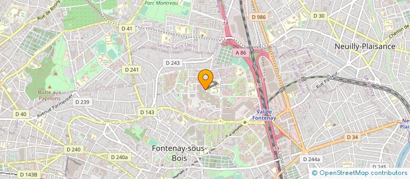 localisation de l'entreprise DECOUPE-FER à FONTENAY-SOUS-BOIS