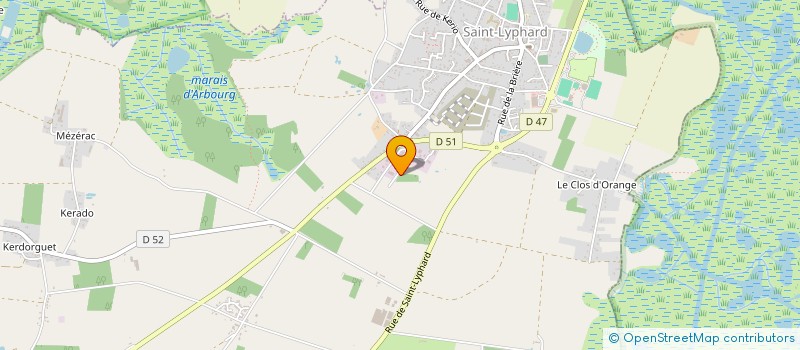 localisation de l'entreprise DECOUPE LASER BRIAND  SAINT-LYPHARD