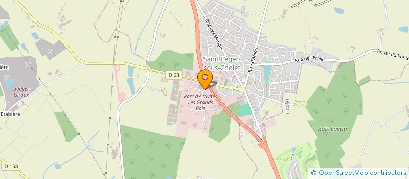 localisation de l'entreprise DECOUPE LASER INDUSTRIELLE OUEST  LA SEGUINIERE