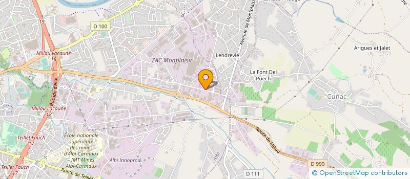 localisation de l'entreprise DECOUPE NUM à ALBI