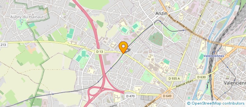localisation de l'entreprise DECOURSELLE à VALENCIENNES