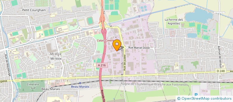 localisation de l'entreprise DECOUSSER FRERES  CALAIS