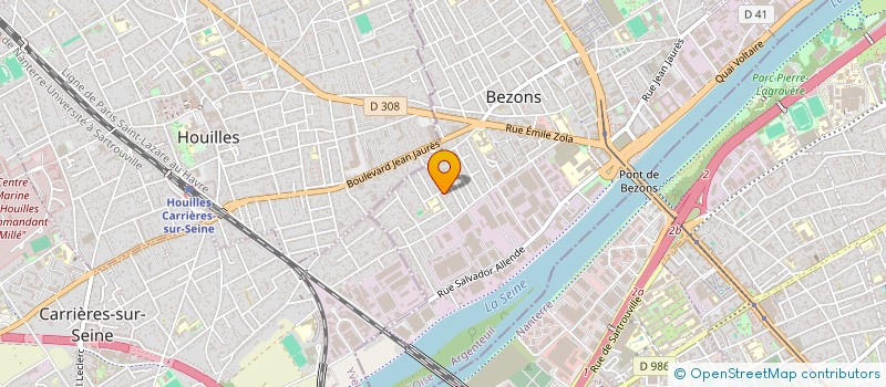 localisation de l'entreprise DECOUVBOIS à BEZONS