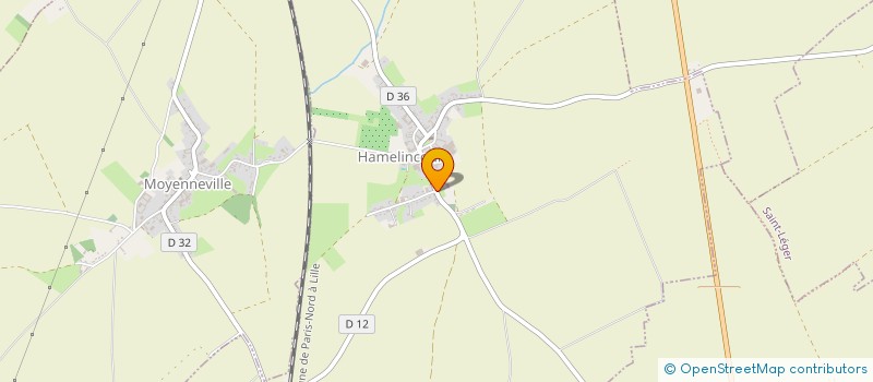 localisation de l'entreprise DECOUVELAERE  HAMELINCOURT