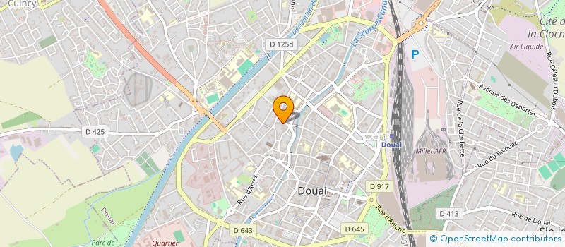 localisation de l'entreprise DECOUVERT & CONNAISSANC DE LA VOIE D EAU à DOUAI